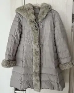 ノアジェ NOA-GE フード ファー付き ダウンジャケット Ｌ