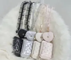 Rosé Muse organ frill mini shoulder ブラック