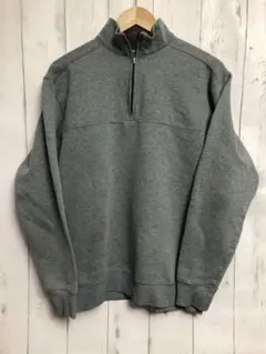 Columbia コロンビア ハーフジップ スウェット M 無地グレー s12