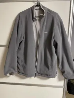 00sNIKE GOLFナイキ ゴルフ リバーシブルジャケット ナイロンフリース