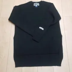 CDG ブラック ニット Lサイズ