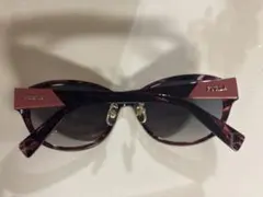 再値下げFURLA パープル キャットアイ サングラス
