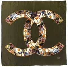 CHANEL 大判スカーフ ココマーク ジュエリー柄 - メルカリ