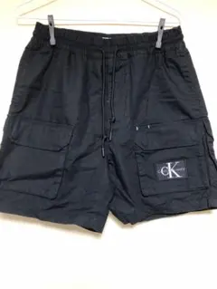 monotone様専用カルバンクラインジーンズカーゴ　ロゴ刺繍　黒　ブラック　S