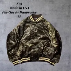 80sUSA製Pla-Jac by Dunbrookeサテンスタジャン短丈Y2K