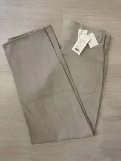 AURALEE FADED BROWN DENIM WIDE PANTS 28のサムネイル