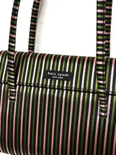 kate spade ストライプハンドバッグ ショルダーバッグ