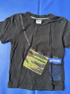 OUTDOOR PRODUCTS マルチポケット Tシャツ ブラックのサムネイル