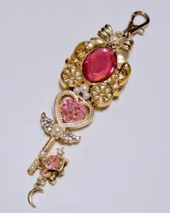 セボンスター チャーム付きボールペン アレンジ 魔法少女キーホルダー ペンダント