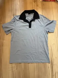 Theory ポロシャツ M グレー ネイビー