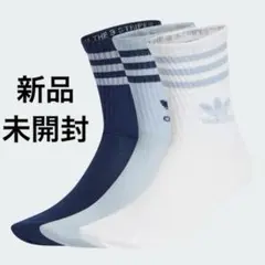 新品未開封　アディダス　オリジナル　完売品　3足セット　ゴルフ　ライン　クルー