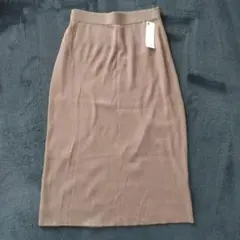 リブニットスカート☆GU