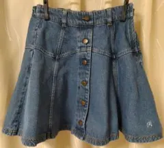 ポンポネット　デニムブルー スカート