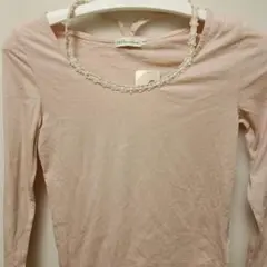 earth music&ecology ピンク 長袖Tシャツ