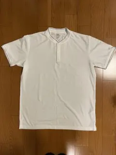 もう一つ有り　UNIQLO ボタン付きポロシャツ 半袖　XXL 3L 白ホワイト