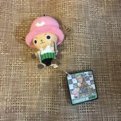 ワンピース　まねっこチョッパーぬいぐるみ　ボールチェーン