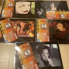 一番くじ 鬼滅の刃 上弦の参 H賞 ミニビジュアルポスター 5種