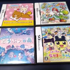 DSカセット4本セット 　たまごっちなりきりチャレンジなど
