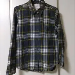 レディースチェックシャツM