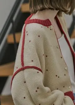 willfully ハートリバーシブルカーディガン