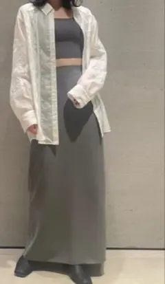 美品　スナイデル　ロングスカート　0
