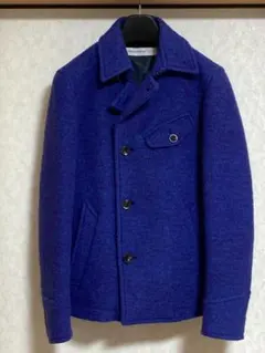 更に更に衝撃の再値下げ。キクチタケオTOKYO コート　青　L