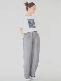 スピックアンドスパン完売ピンク ギャザーチノパンツ38 未使用 - メルカリ