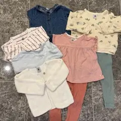 ［Petit Bateau］ベビー服 8点セット 18m