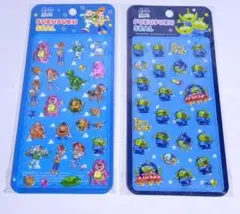ディズニー ぷくぷくシール トイストーリー エイリアン 2枚セット