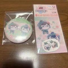 忍たま乱太郎 くじ 善法寺伊作 食満留三郎 缶バッジ クリアカード