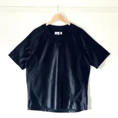 【美品】アディダス 00s Y2K 半袖Tシャツ L 黒 ポリエステル 秋服