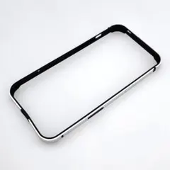 iPhone 12ProMax アルミバンパーケース シルバー