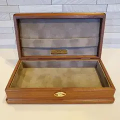 【美品】黒磯カントリークラブ 木製 アクセサリーケース ケース 時計ケース