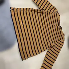 ユニクロ　ボーダーロンT L