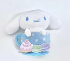 【美品】シナモロール 20周年 マスコットブローチ サンリオ