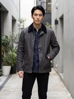 A.P.C. ダークグレー ボタン付きジャケットのサムネイル