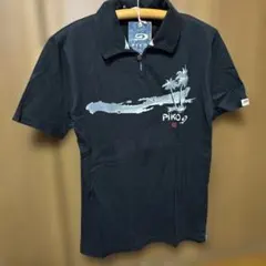 PIKO ポロシャツ ブラック 半袖　Mサイズのサムネイル