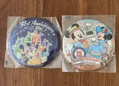 東京ディズニーリゾート 缶バッジ 2個セット