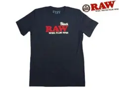 [M] RAW BLACK GOLD ロウ ブラック ゴールドロゴ Tシャツ
