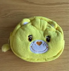 ★ケアベア　フェイスポーチ　イエロー　黄色