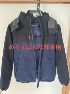 美品✨UNIQLO キッズダウン150 黒・紺