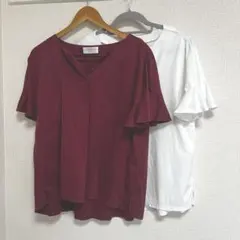 2枚セット　変形カットソー　OPAQUE.CLIP