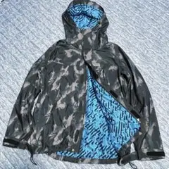 美品 総柄 swagger マウンテンパーカー ＄ジッパー ギミック L