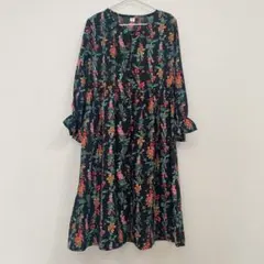 alc 花柄 七分袖 ワンピース 120 アプレレクール 女の子 夏 春 秋 冬