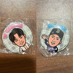 オリックスバッファローズ 山岡泰輔 九里亜蓮 オリ姫 缶バッジ