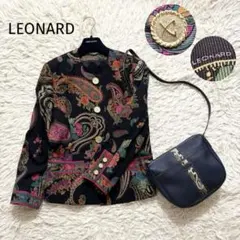 2026年最新】LEONARD カラー：ブラック系 レディース ノーカラー