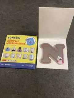 パペットスンスン　アクリルミラーシール　ノンノン