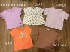 Tシャツ まとめ売り 5点 ザラ アプレレクール GAP ユニクロ バースディ
