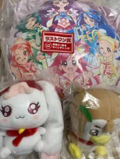 一番くじ　プリキュア　ぬいぐるみ　クッション
