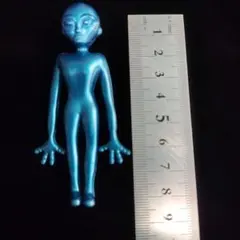 エイリアン フィギュア メタリックブルー
